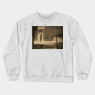 The Gateway by Georges-Pierre Seurat Crewneck Sweatshirt